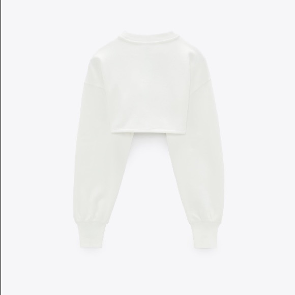 𝗡𝗪𝗧 𝗭𝗮𝗿𝗮 • Crop Sweatshirt - Picture 13 of 14